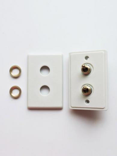 陶器スイッチ　ダブル