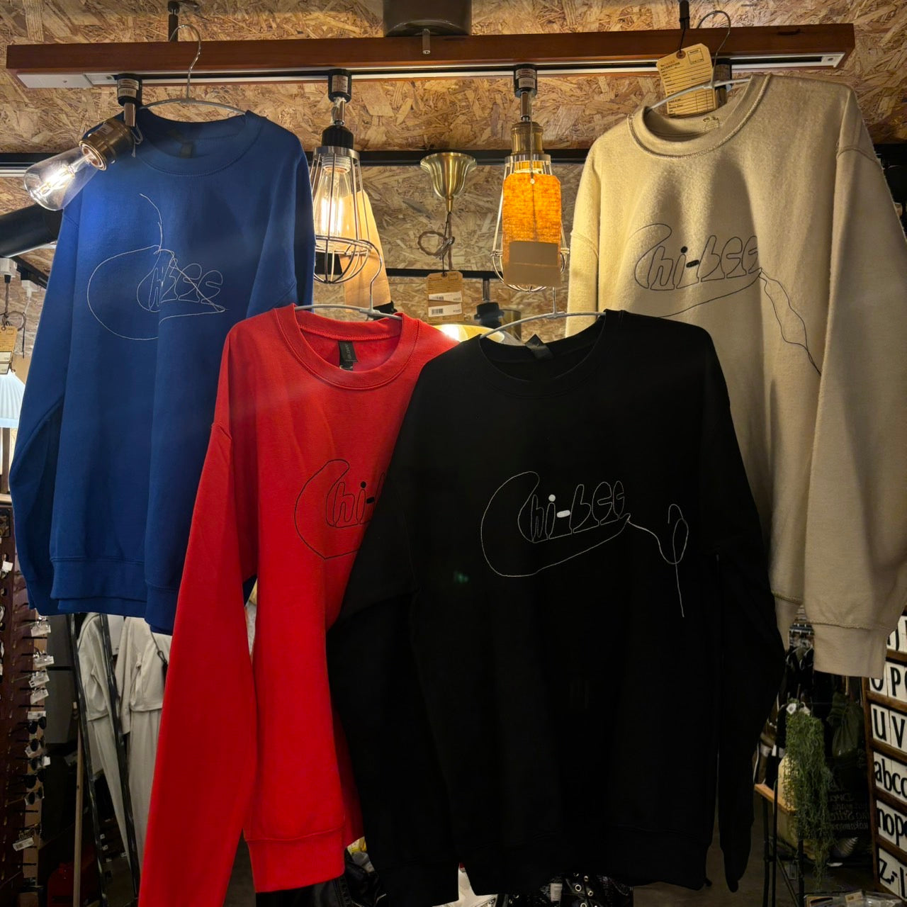 SuperMarket×Chi-bee　刺繍ｽｳｪｯﾄ