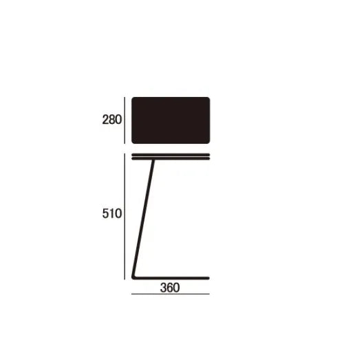 CAMBRO SIDE TABLE SQUARE