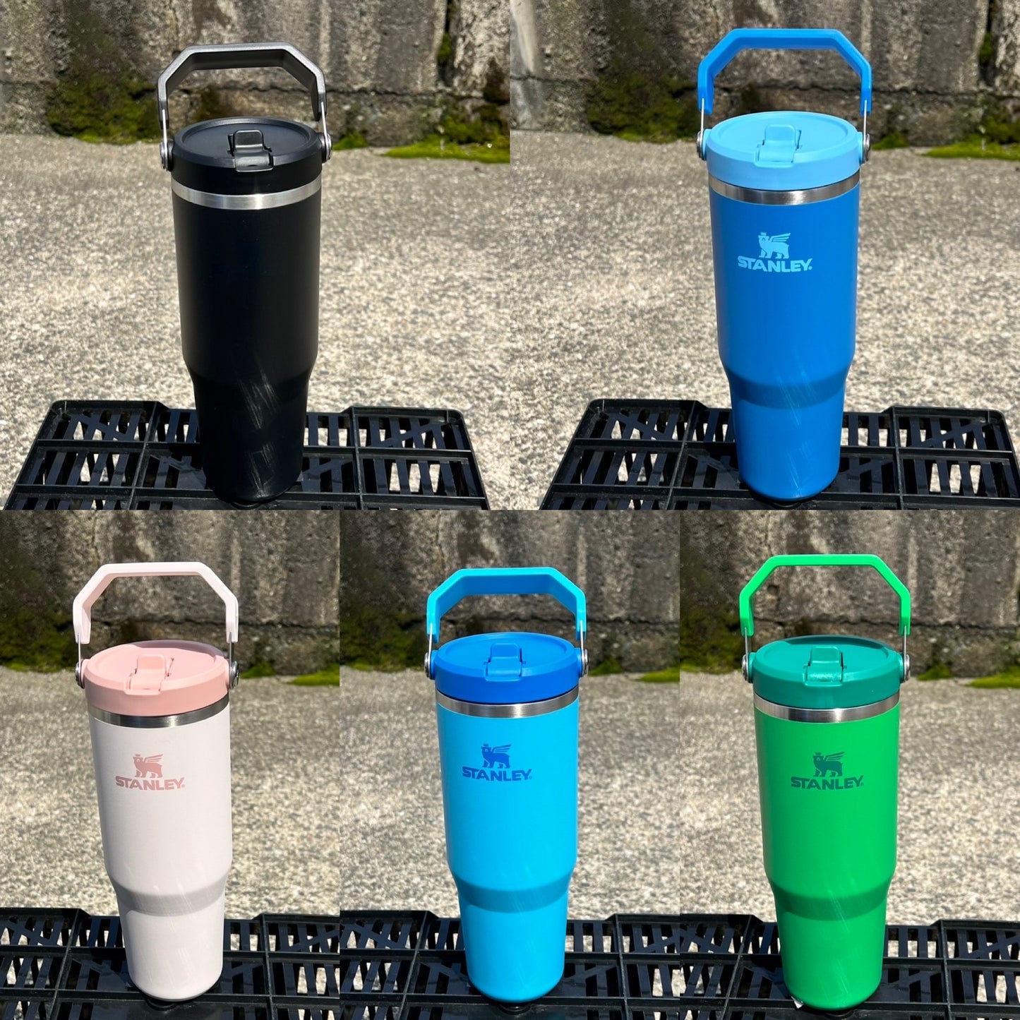 STANLEY　ｱｲｽﾌﾛｰﾌﾘｯﾌﾟｽﾄﾛｰ真空ﾀﾝﾌﾞﾗｰ　0.88L