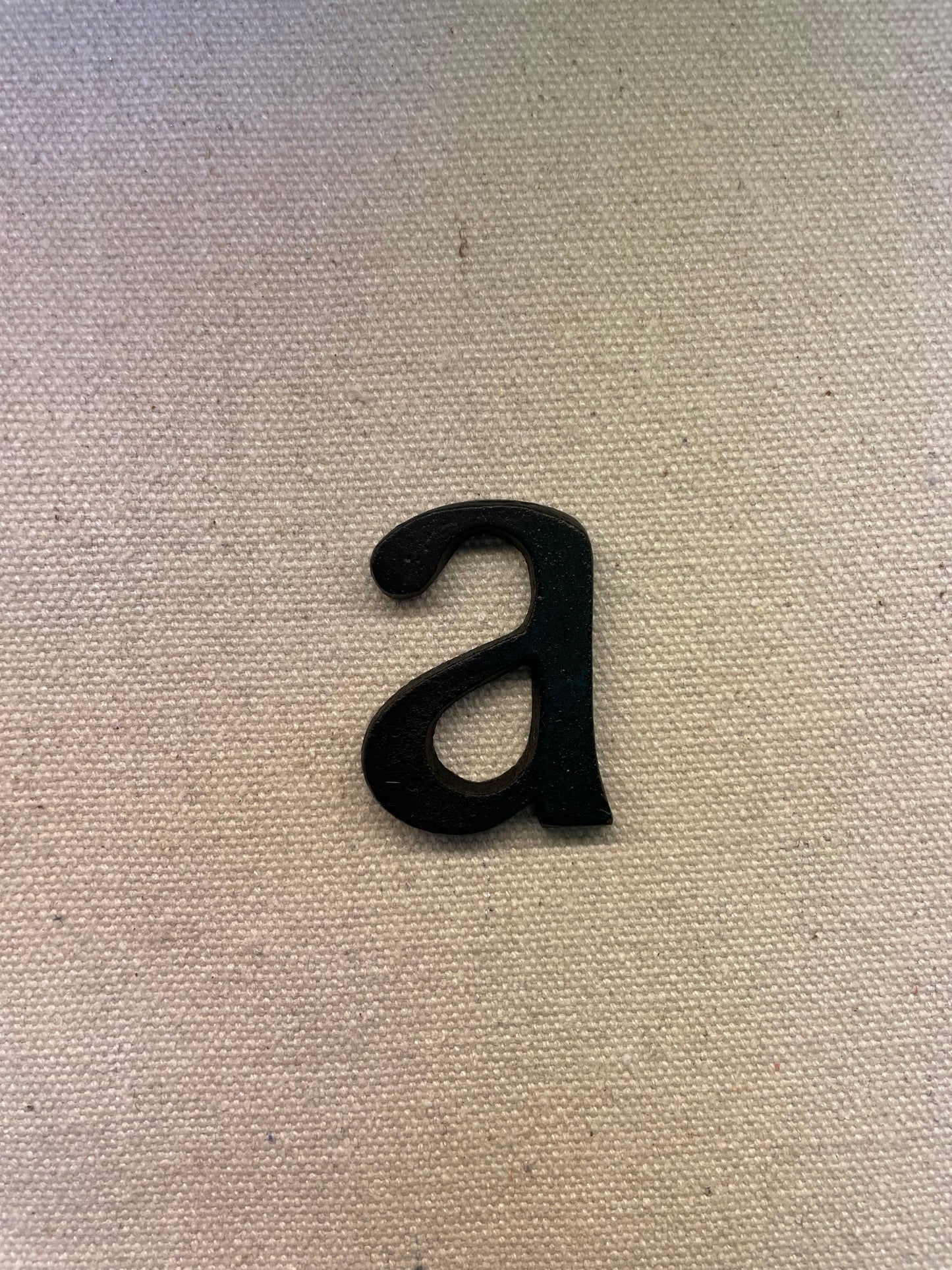 45mm　LETTER BLACK