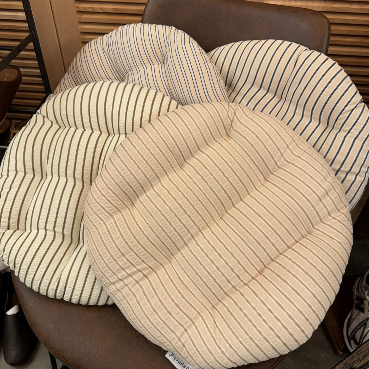 BONBONS stripe chair cushion