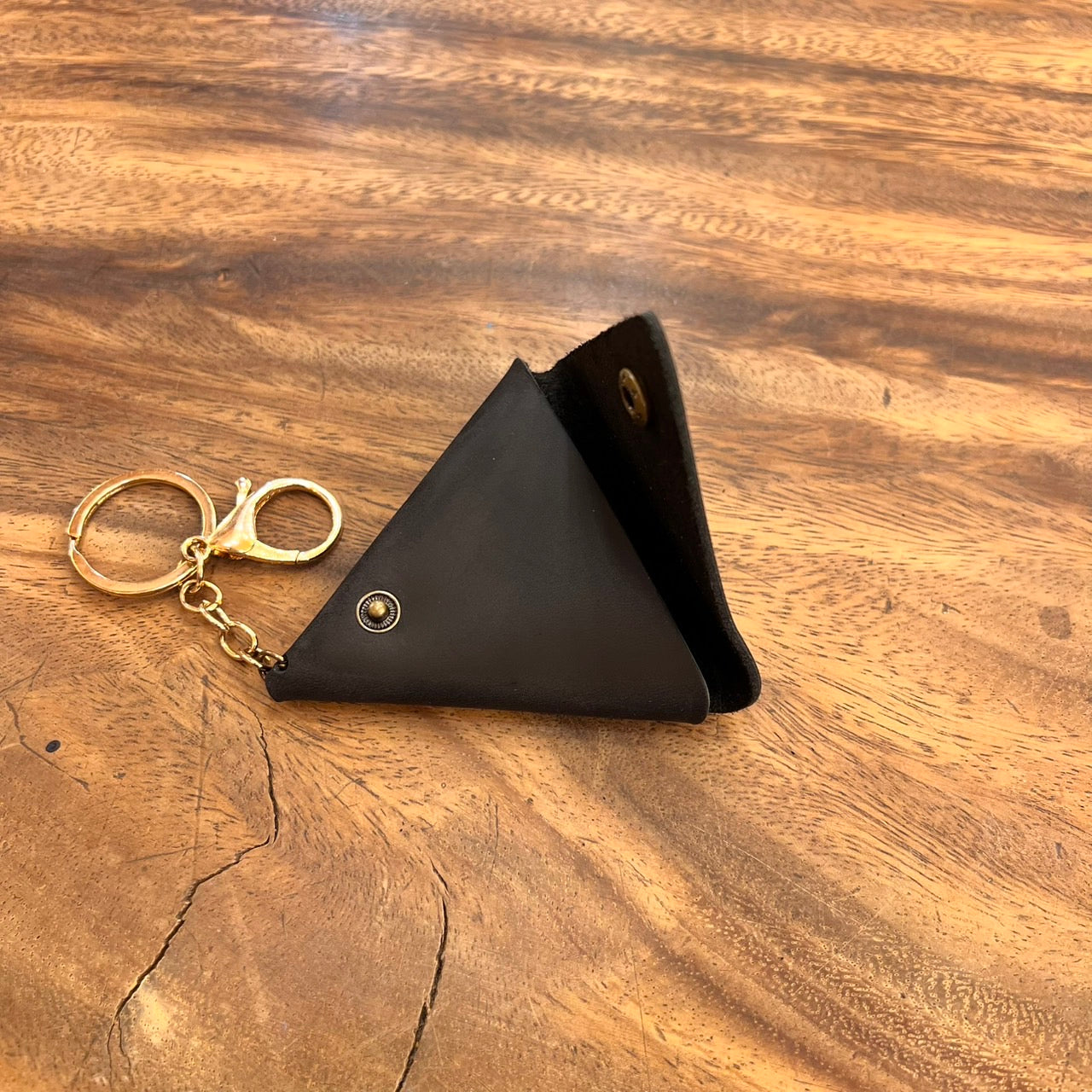 The Triangle Leather Coin Case