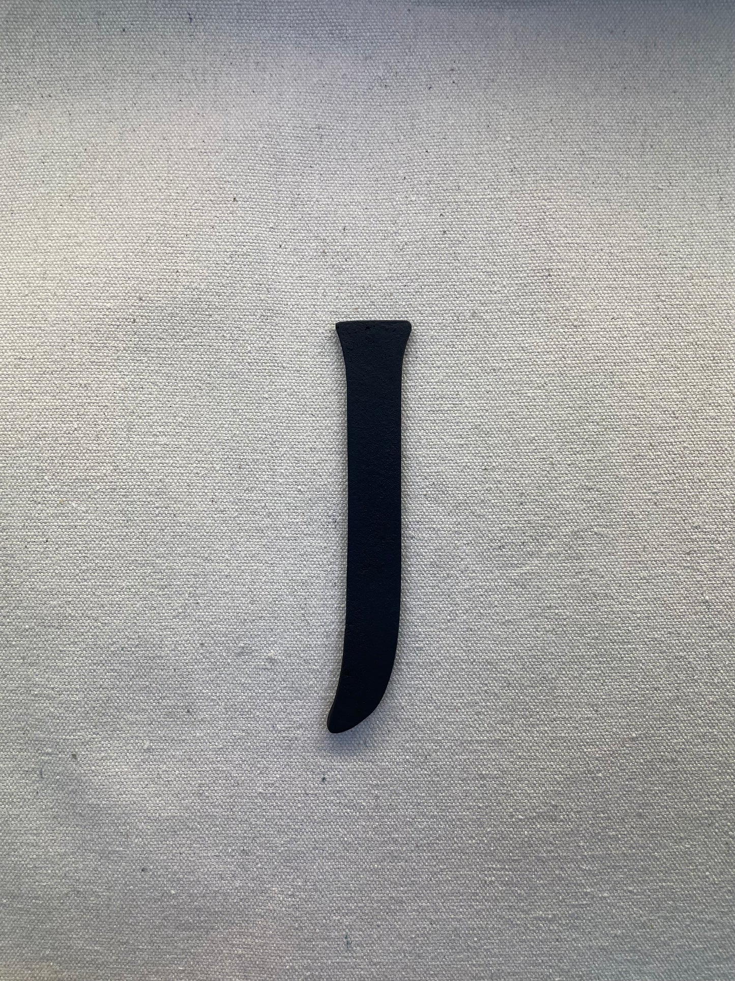 10cm LETTER BLACK