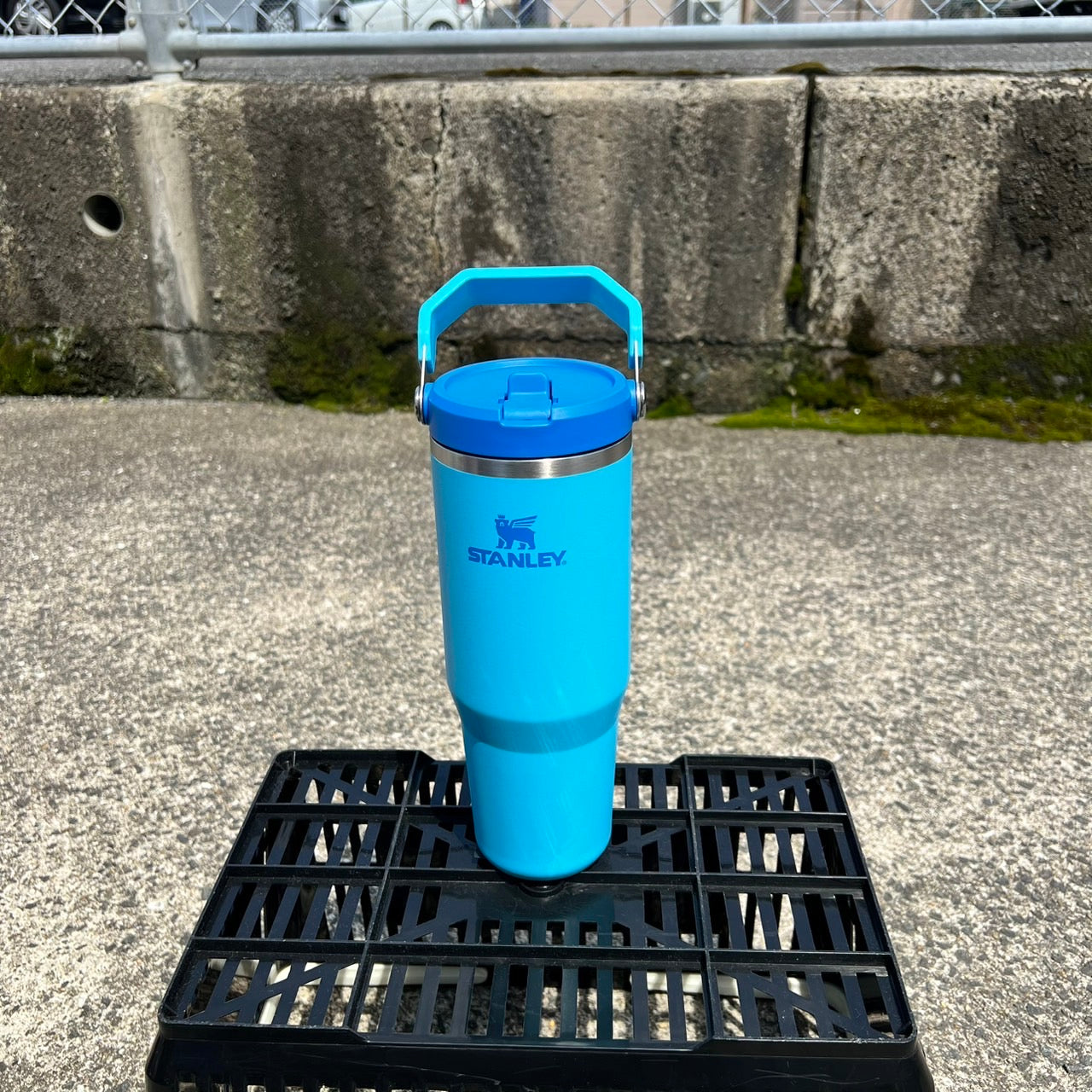 STANLEY　ｱｲｽﾌﾛｰﾌﾘｯﾌﾟｽﾄﾛｰ真空ﾀﾝﾌﾞﾗｰ　0.88L