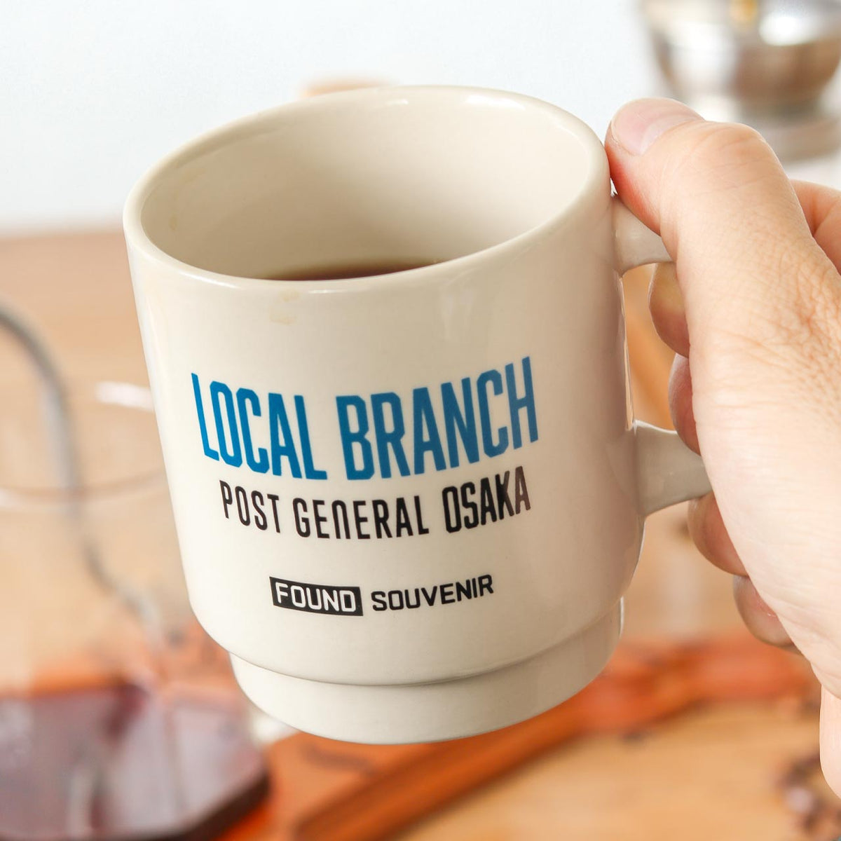 FOUND SOUVENIR MUG CUP