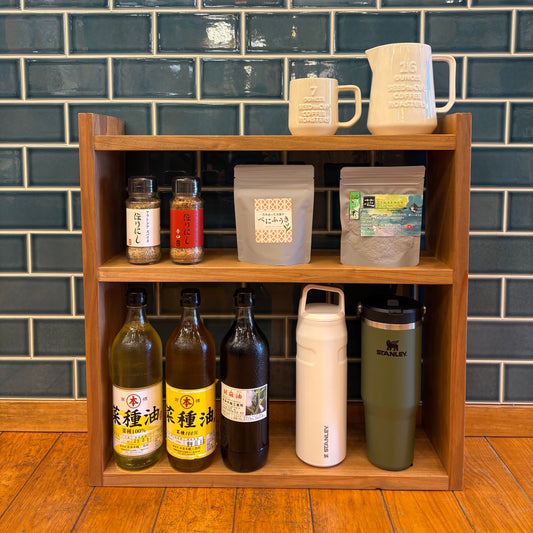 木製キッチンシェルフ 収納ラック