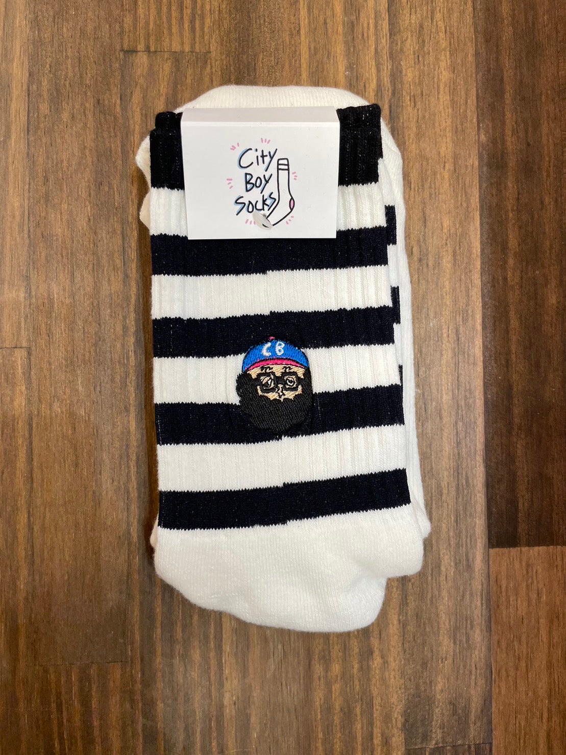 CHI-BEE socks ボーダー