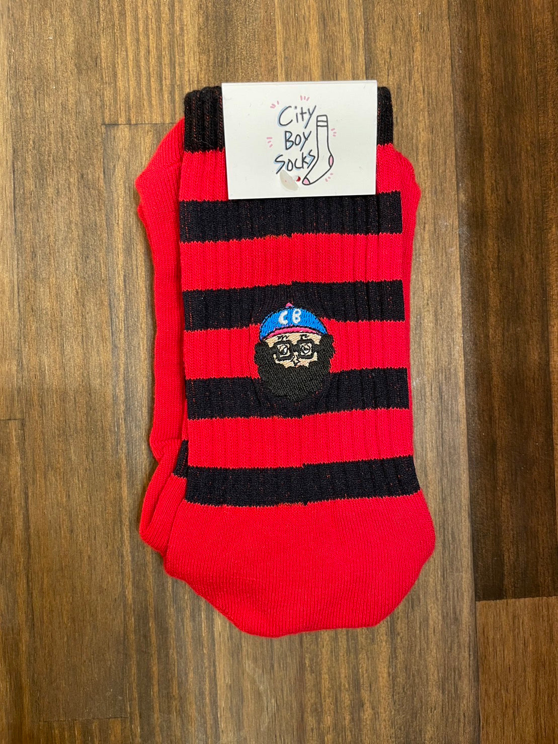 CHI-BEE socks ボーダー