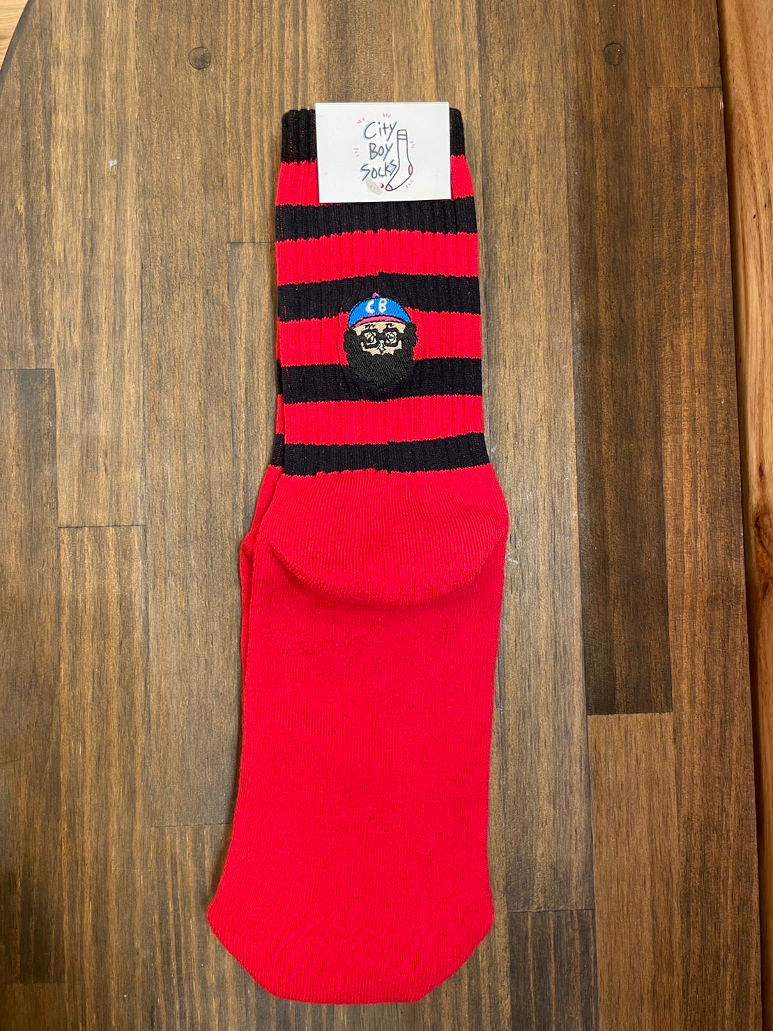 CHI-BEE socks ボーダー