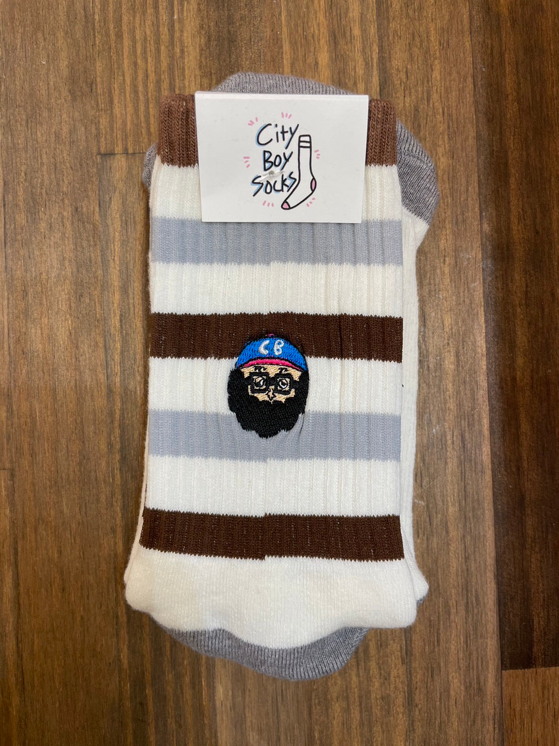 CHI-BEE socks ボーダー