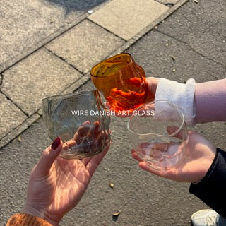WIRE DANISH ART GLASS