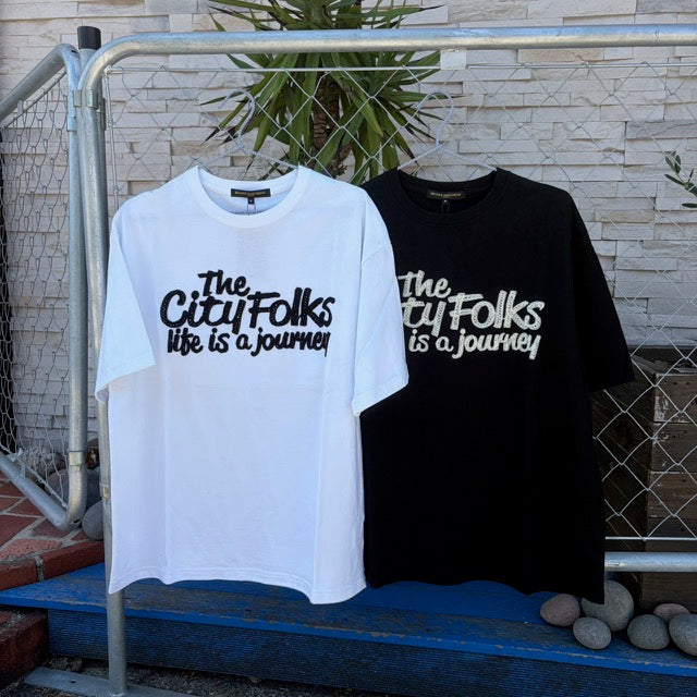 BRODER　THE CITY FOLKS　T-shirt