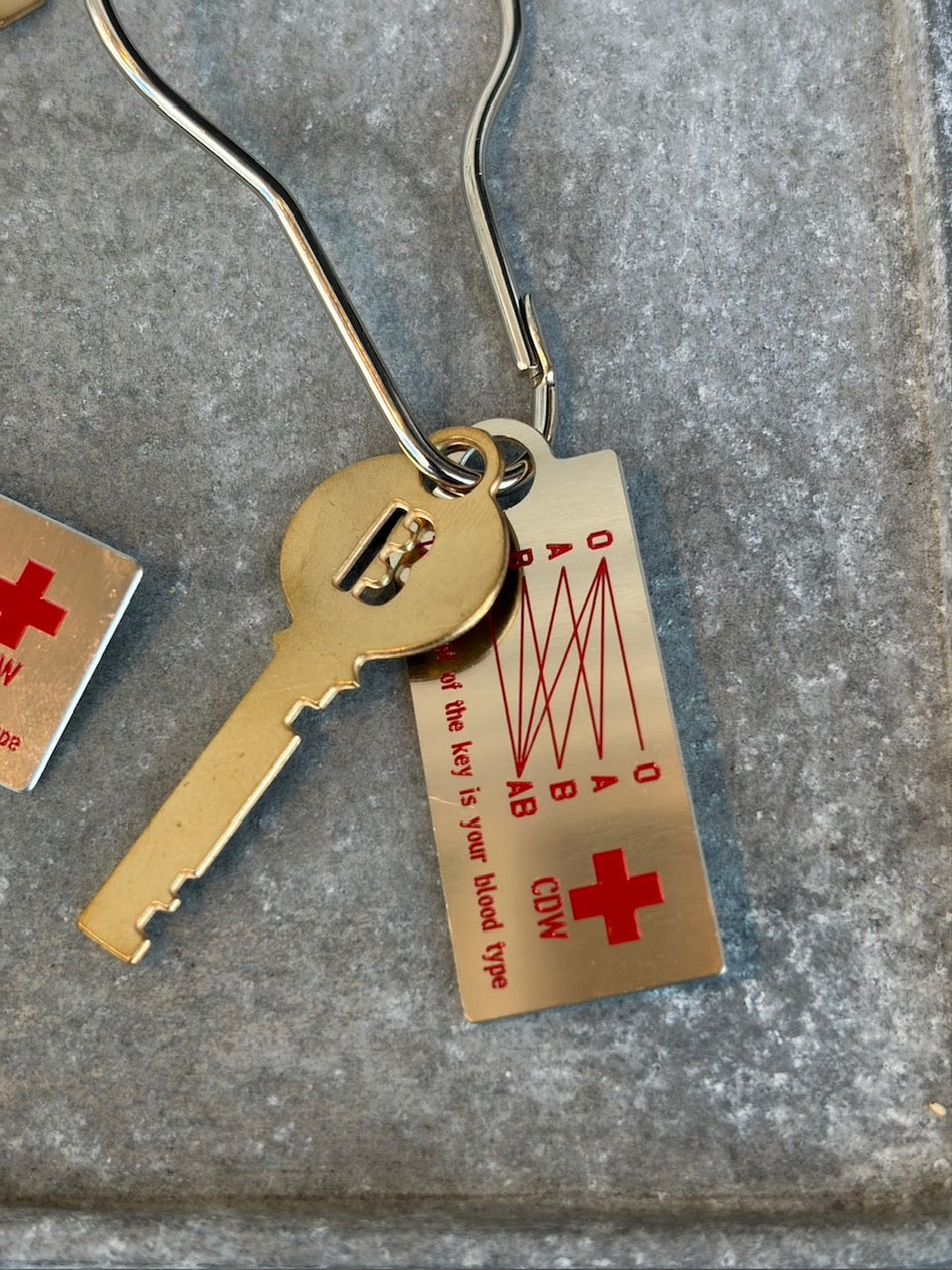 Blood Type Key Plate
