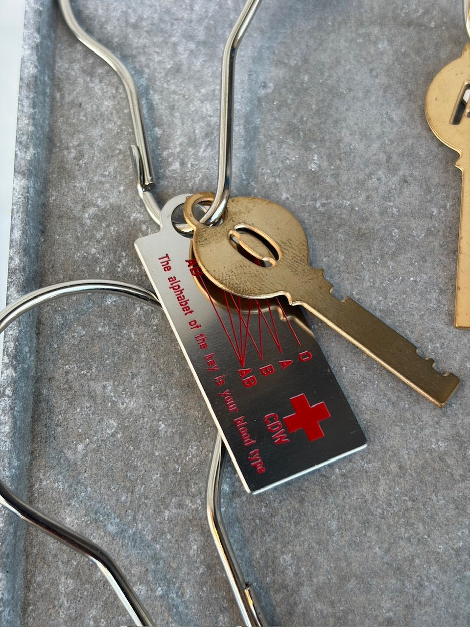 Blood Type Key Plate