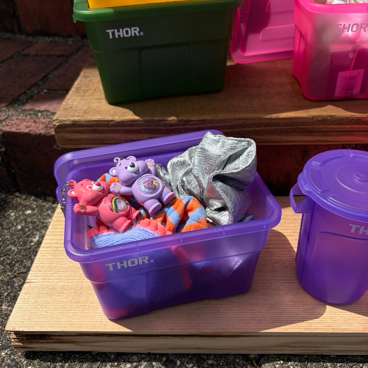 THOR Mini Totes With Lid DC Clear