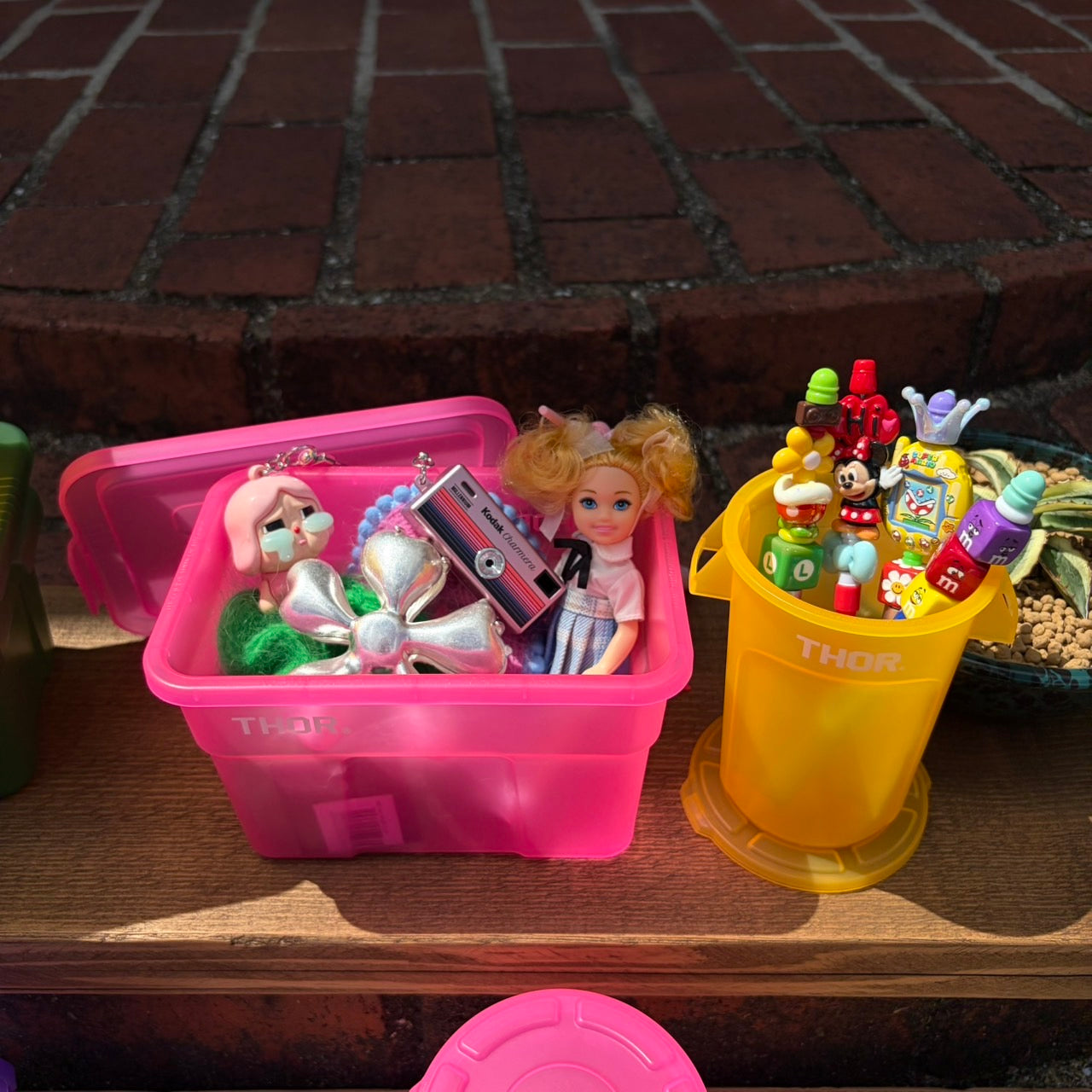 THOR Mini Totes With Lid DC Clear