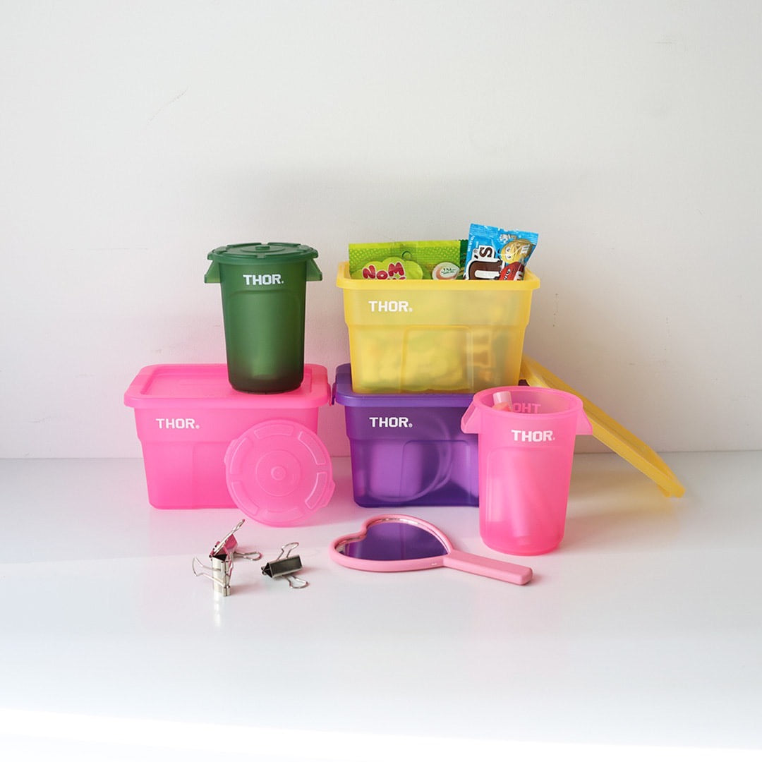 THOR Mini Totes With Lid DC Clear