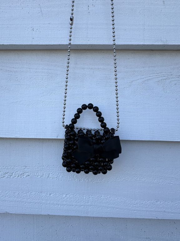 Beads shoulder bag